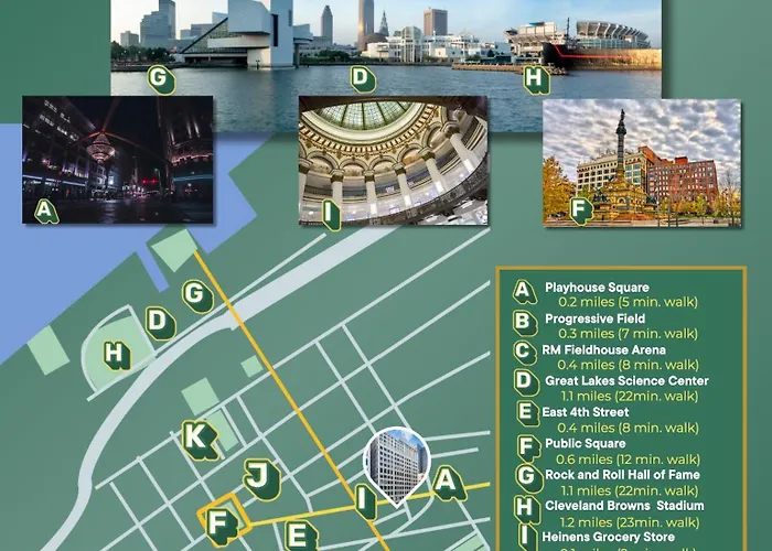 2Br Unit In The Heart Of Dt With View Of Playhouse Square, Pool & Gym Access- 305